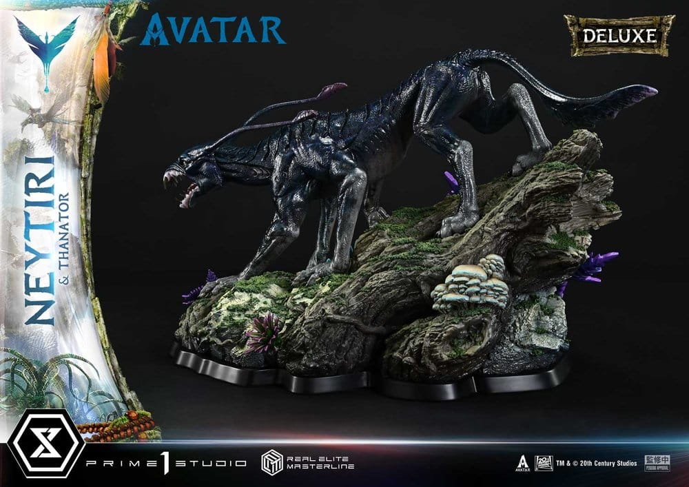 Avatar (Film) Real Elite Masterline Series Statue 1/4 Neytiri & Thanator Deluxe Version 75 cm [5]