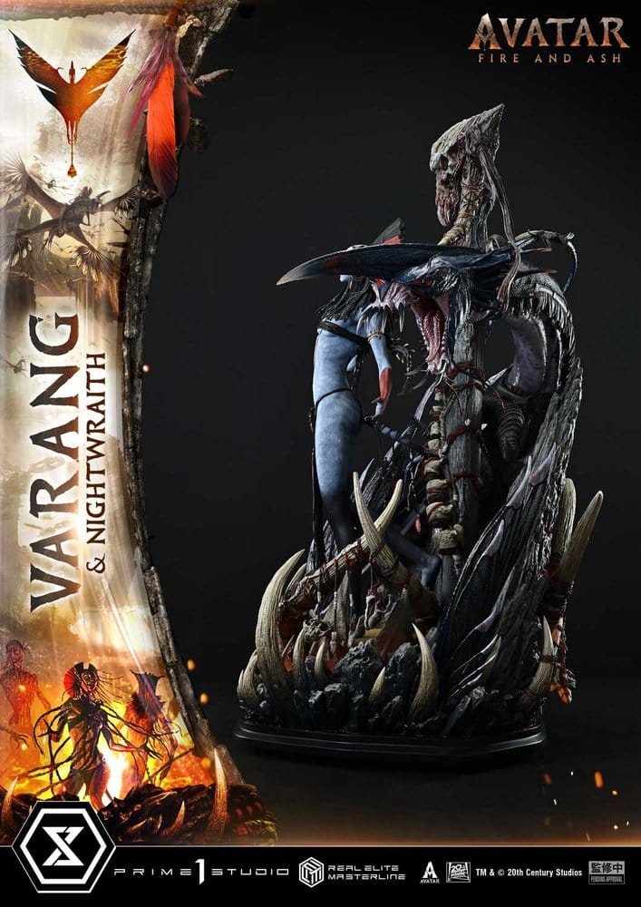 Avatar: Fire and Ash (Film) Real Elite Masterline Series Statue 1/4 Varang & Nightwraith Avatar Legacy Collection Bonus Version 96 cm [10]