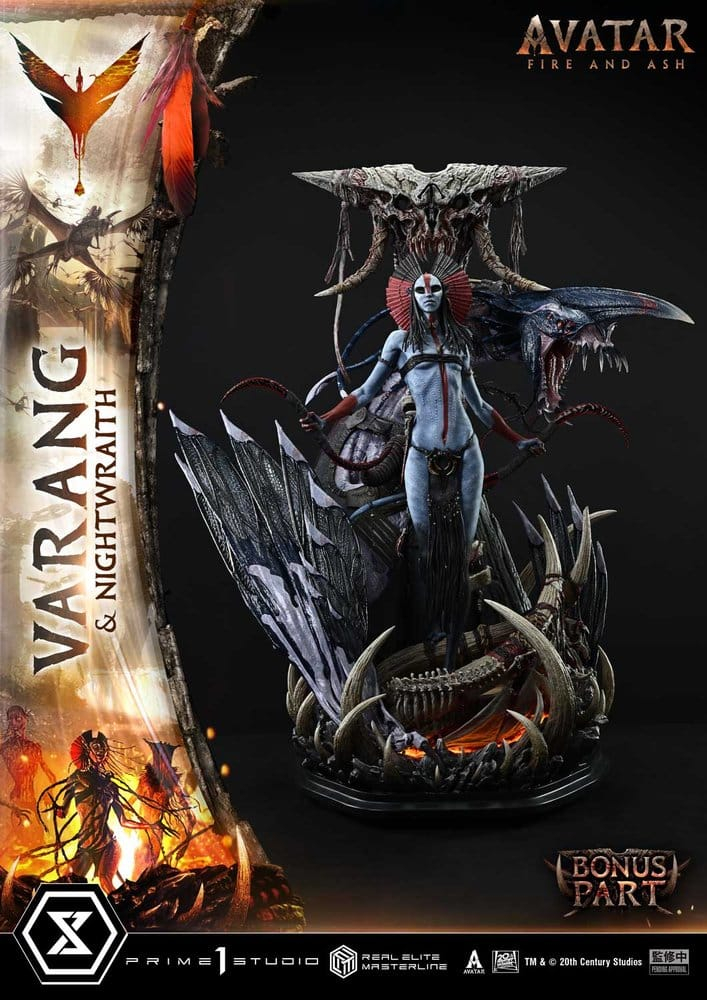 Avatar: Fire and Ash (Film) Real Elite Masterline Series Statue 1/4 Varang & Nightwraith Avatar Legacy Collection Bonus Version 96 cm [4]