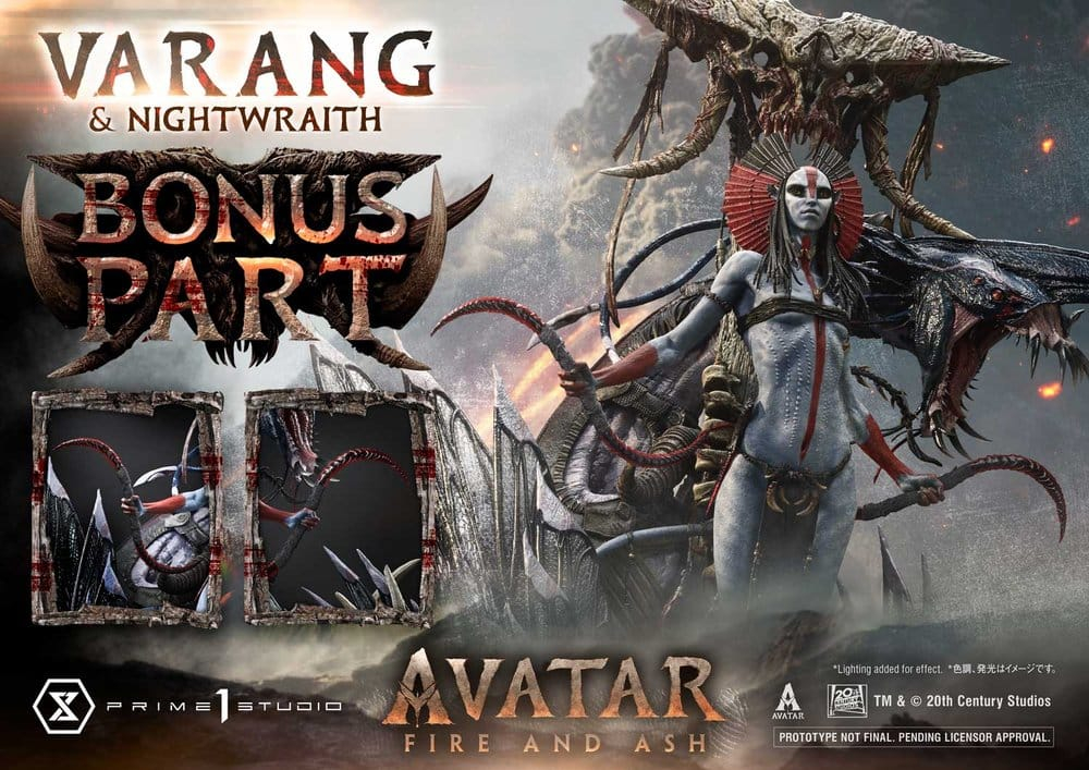 Avatar: Fire and Ash (Film) Real Elite Masterline Series Statue 1/4 Varang & Nightwraith Avatar Legacy Collection Bonus Version 96 cm [3]