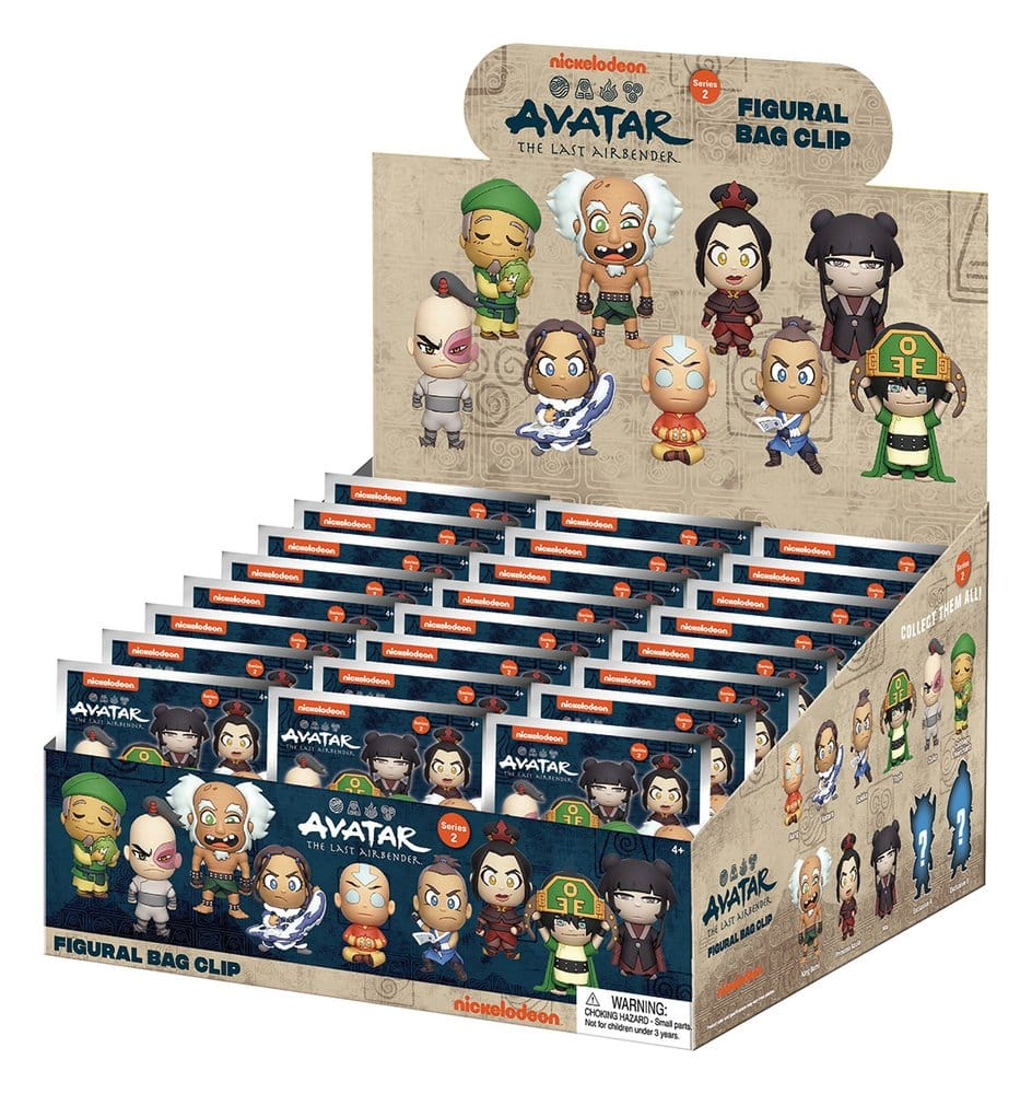 Avatar The Last Airbender 3D PVC Bag Clips Series 2 Blind Bag Display (24) [3]