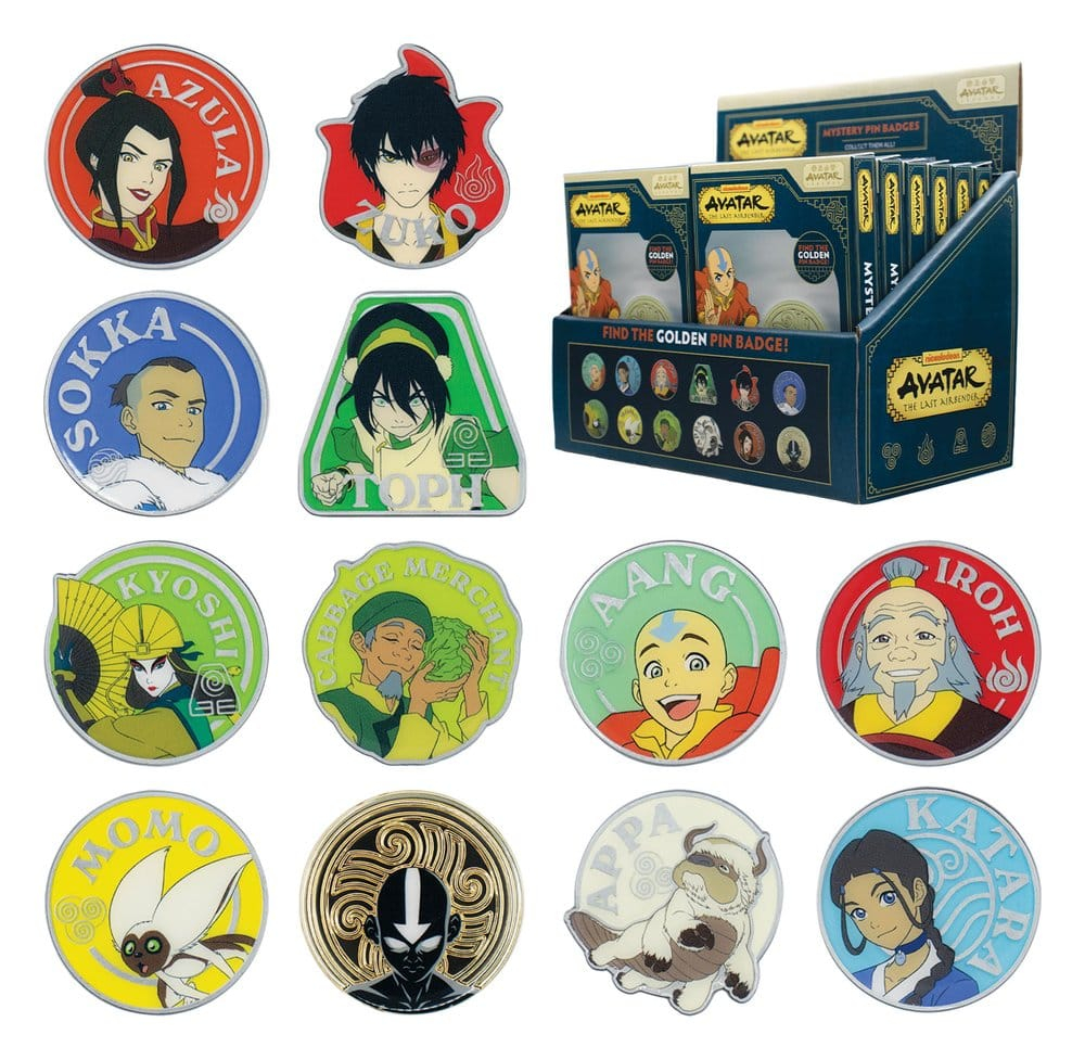 Avatar: The Last Airbender Mystery Pin Badges Blind Box Display (12) [16]