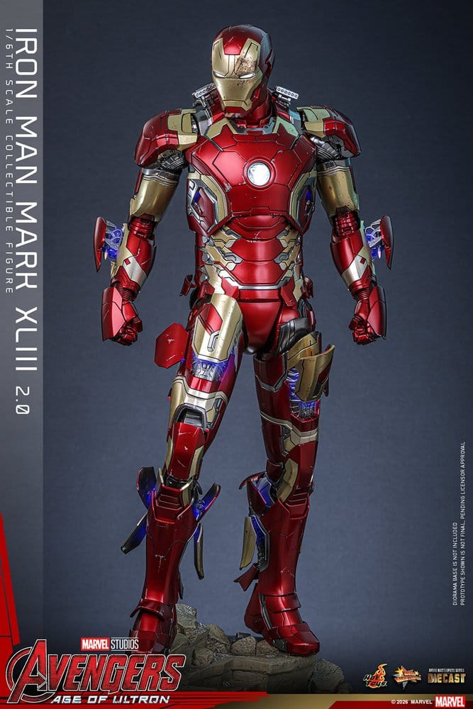 Avengers: Age of Ultron Movie Masterpiece Diecast Action Figure 1/6 Iron Man Mark XLIII (2.0) 32 cm [13]