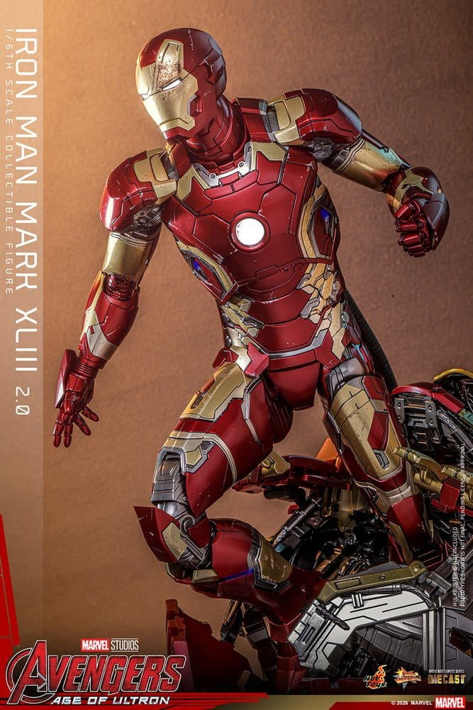 Avengers: Age of Ultron Movie Masterpiece Diecast Action Figure 1/6 Iron Man Mark XLIII (2.0) 32 cm [9]