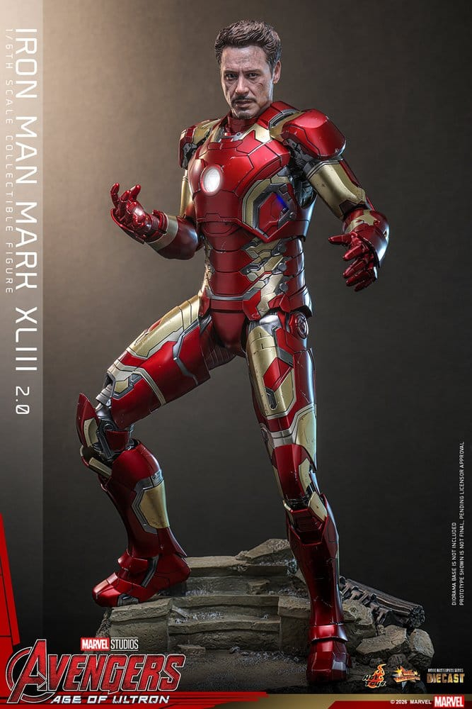 Avengers: Age of Ultron Movie Masterpiece Diecast Action Figure 1/6 Iron Man Mark XLIII (2.0) 32 cm [4]