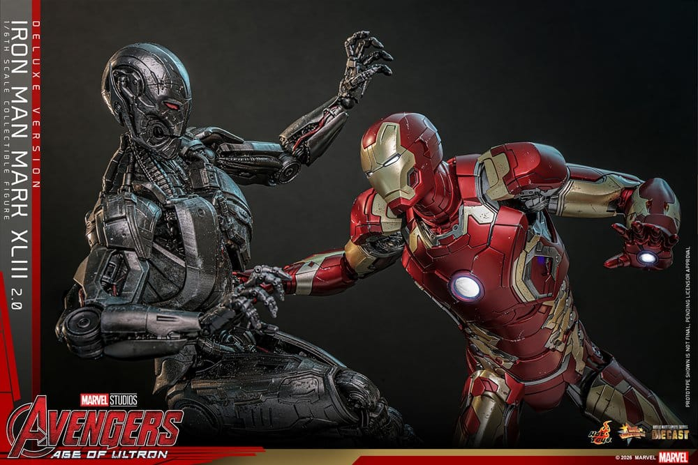 Avengers: Age of Ultron Movie Masterpiece Diecast Action Figure 1/6 Iron Man Mark XLIII (2.0) (Deluxe Version) 32 cm [7]