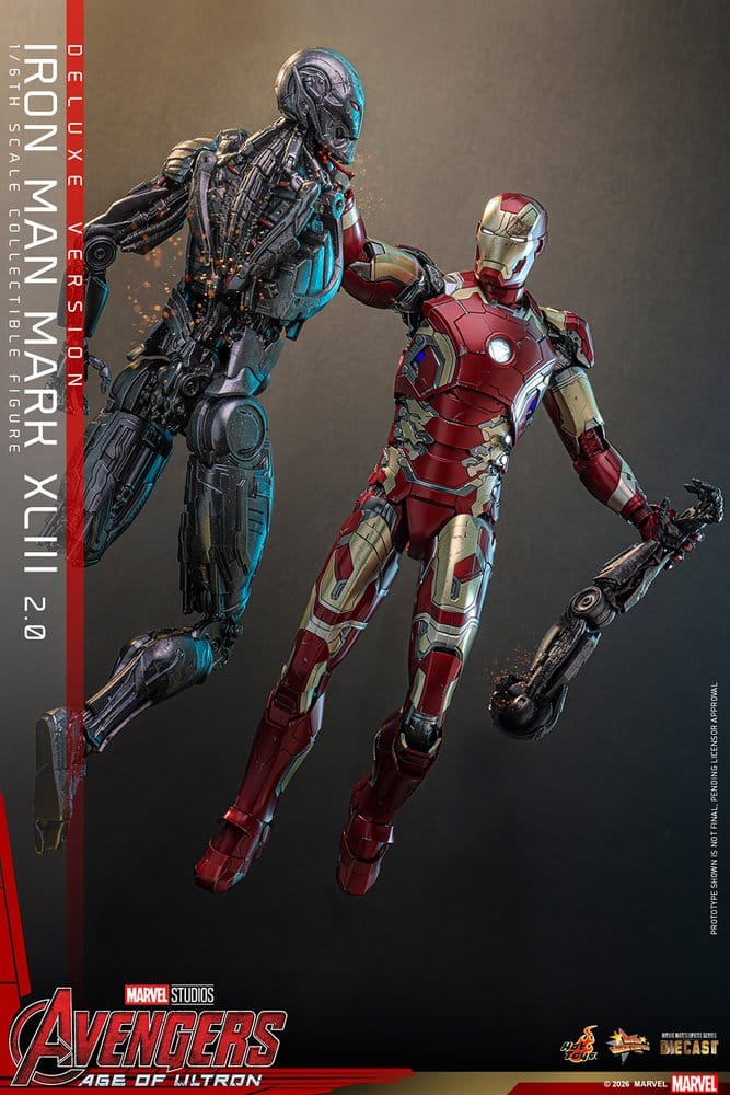 Avengers: Age of Ultron Movie Masterpiece Diecast Action Figure 1/6 Iron Man Mark XLIII (2.0) (Deluxe Version) 32 cm [4]