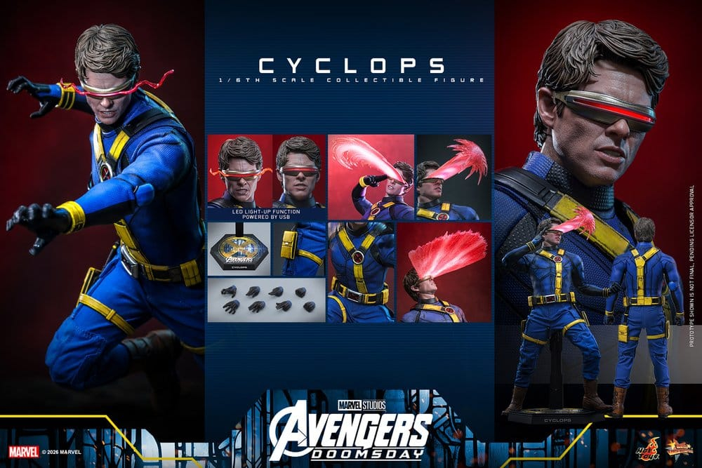 Avengers: Doomsday Movie Masterpiece Action Figure 1/6 Cyclops 30 cm [18]