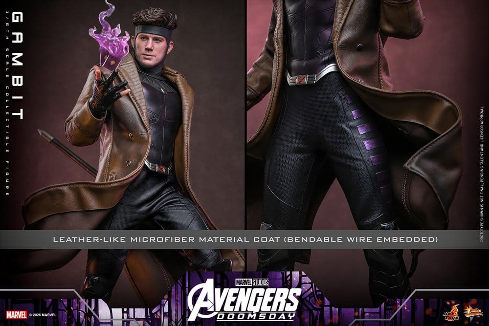 Avengers: Doomsday Movie Masterpiece Action Figure 1/6 Gambit 31 cm [20]