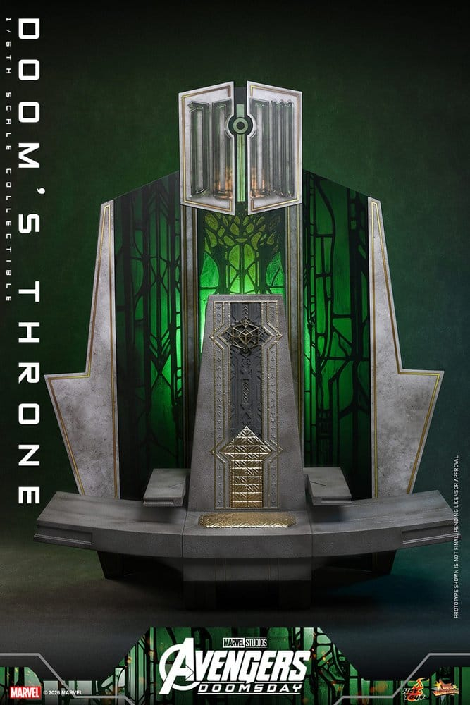 Avengers: Doomsday Movie Masterpiece Action Figure Accessory 1/6 Doom's Throne 33 cm [4]
