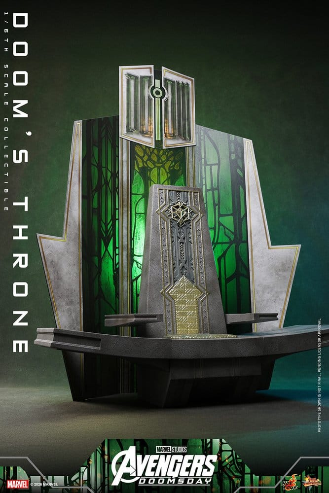 Avengers: Doomsday Movie Masterpiece Action Figure Accessory 1/6 Doom's Throne 33 cm [3]