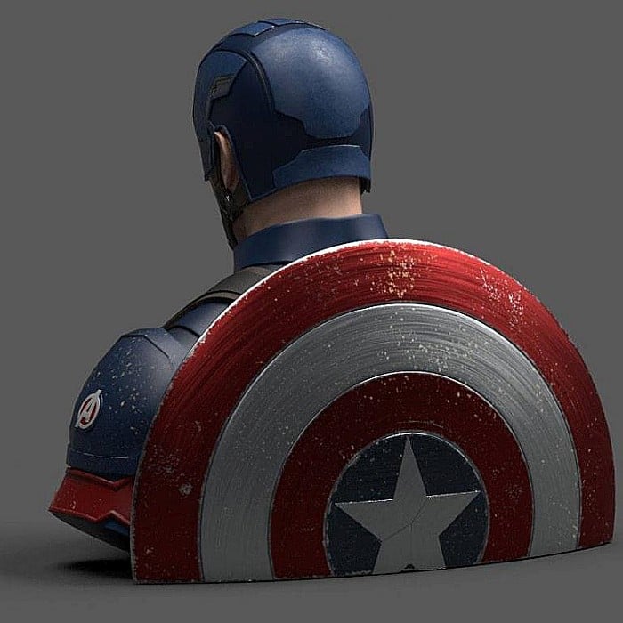 Avengers Endgame Coin Bank Captain America 20 cm [3]