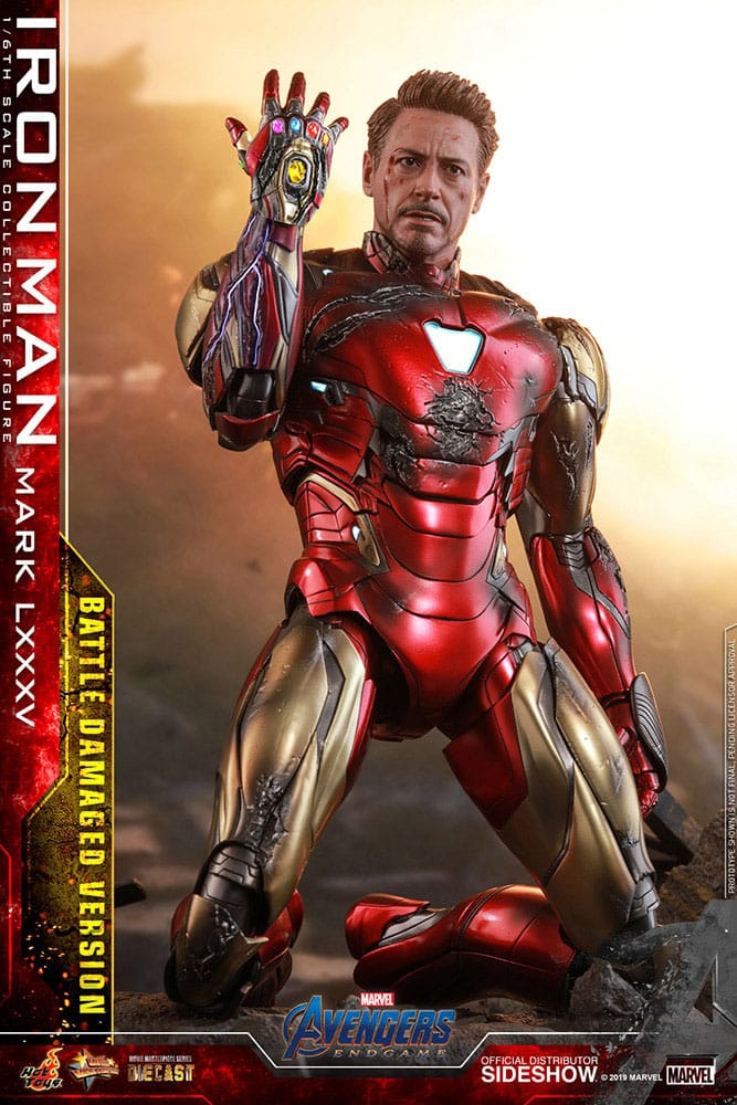 Avengers: Endgame Movie Masterpiece Diecast Action Figure 1/6 Iron Man Mark LXXXV (Battle Damaged Version) Special Edition 32 cm [2]