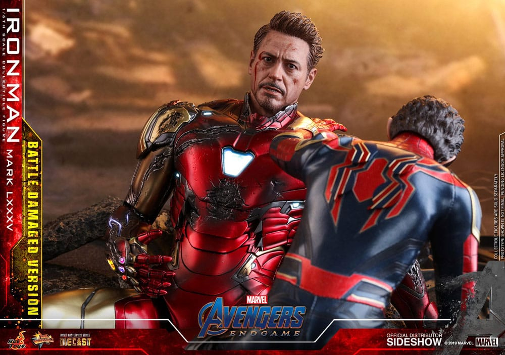 Avengers: Endgame Movie Masterpiece Diecast Action Figure 1/6 Iron Man Mark LXXXV (Battle Damaged Version) Special Edition 32 cm [18]