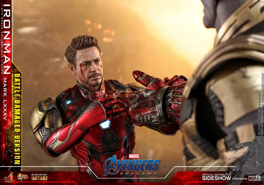 Avengers: Endgame Movie Masterpiece Diecast Action Figure 1/6 Iron Man Mark LXXXV (Battle Damaged Version) Special Edition 32 cm [16]
