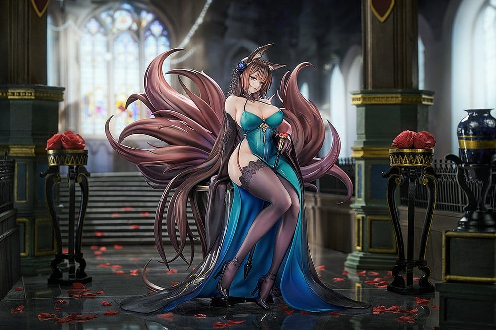 Azur Lane PVC Statue 1/7 Amagi: Throne of Fallen Petals Ver. 27 cm [2]