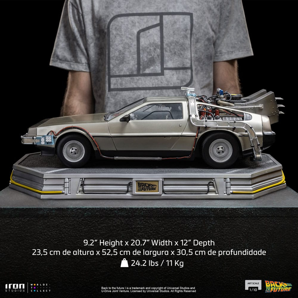 Back to the Future Art Scale Statue 1/10 DeLorean 53 cm [12]