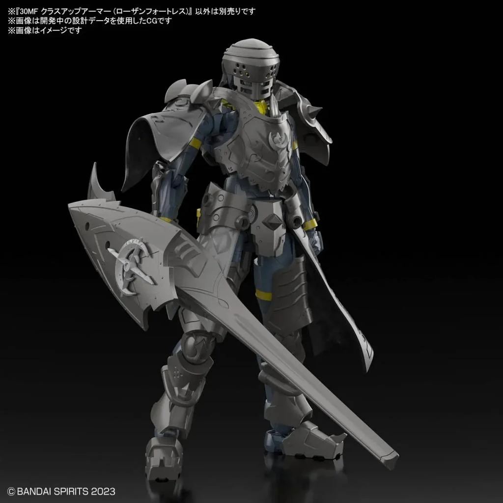 Bandai 30MF Class Up Armor Rosan Fortress – Kit armura si lance [3]