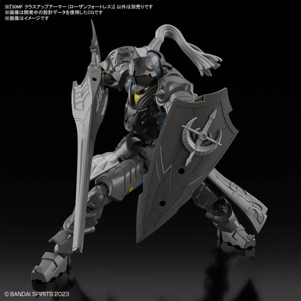 Bandai 30MF Class Up Armor Rosan Fortress – Kit armura si lance [4]