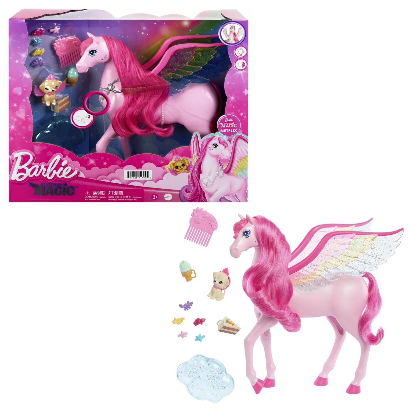 Barbie A Touch of Magic - Pegasus Magic cu Lumini si Sunete [6]