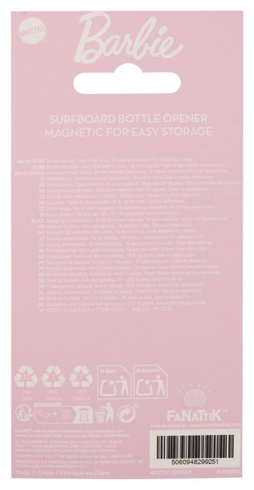 Barbie Bottle Opener Surfboard Magnetic [2]