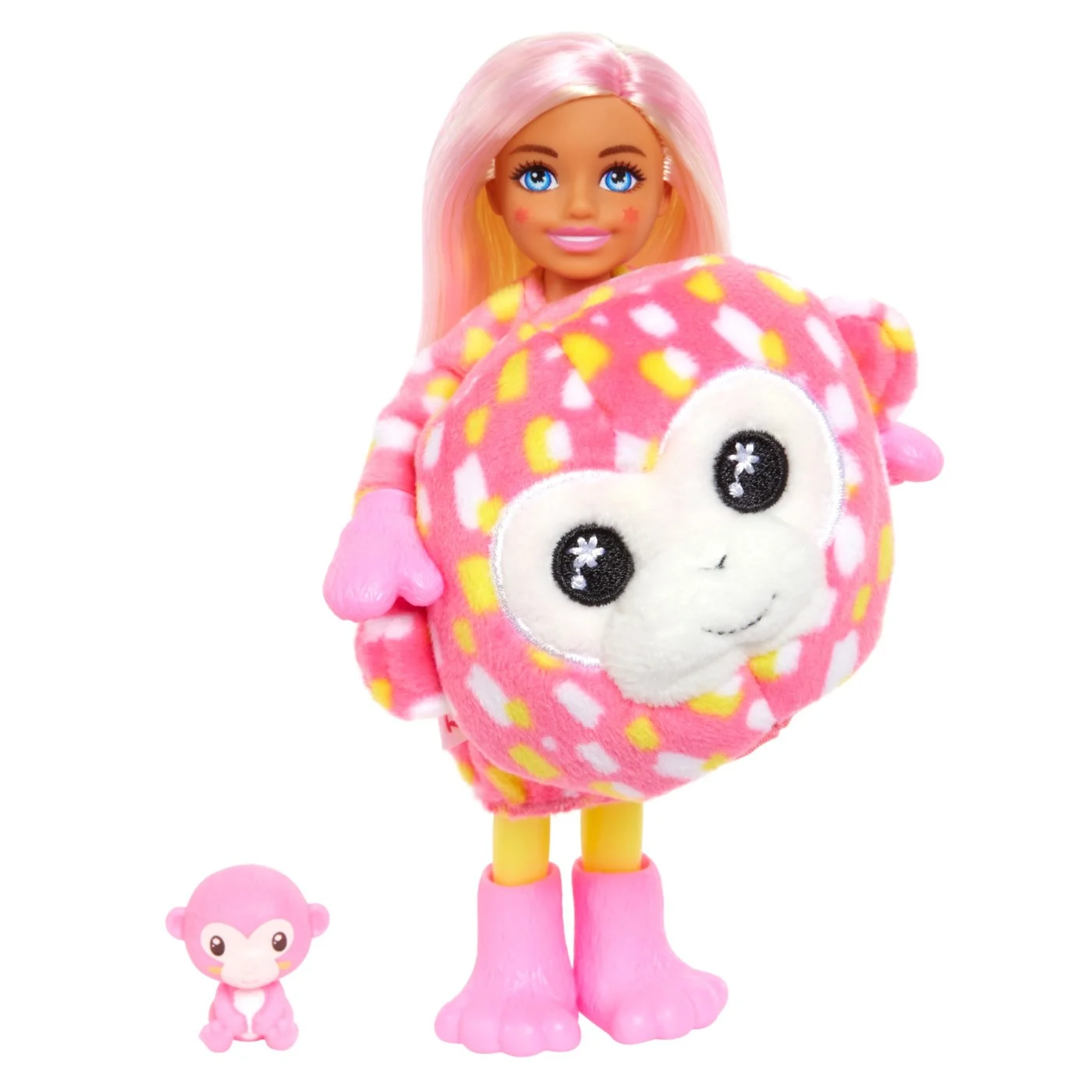 Barbie Chelsea Cutie Reveal Jungle - Papusa Maimutica cu 7 Surprize [3]