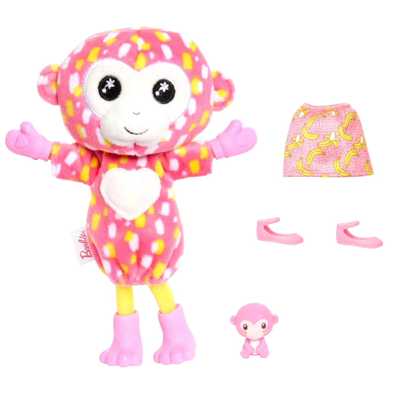 Barbie Chelsea Cutie Reveal Jungle - Papusa Maimutica cu 7 Surprize [4]
