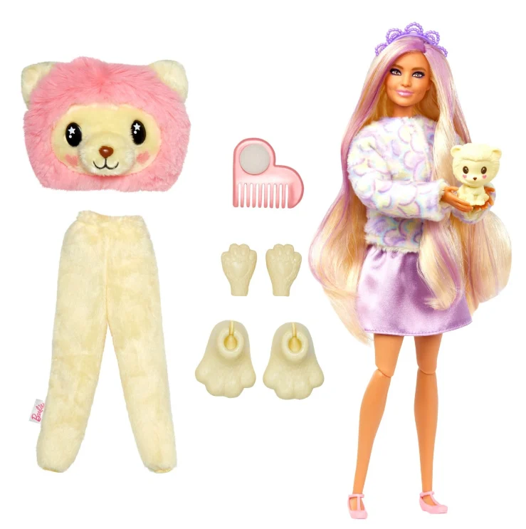 Barbie Cutie Reveal Cozy Cute Tees - Papusa Leusor cu 10 Surprize [3]