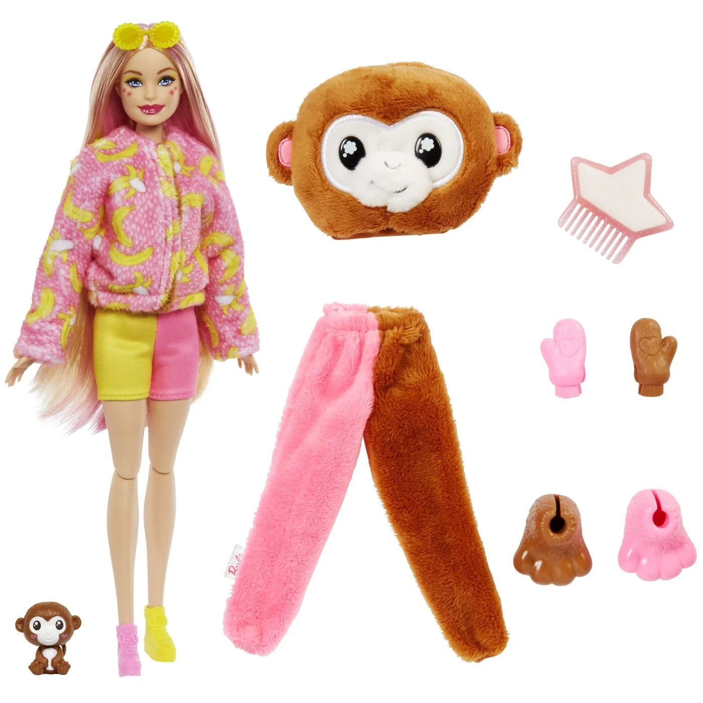 Barbie Cutie Reveal Jungle - Papusa Maimutica cu 10 Surprize [2]