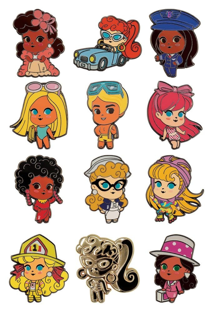 Barbie Mystery Pin Badges Blind Box Display (12) [8]