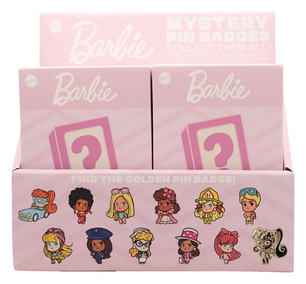 Barbie Mystery Pin Badges Blind Box Display (12) [3]