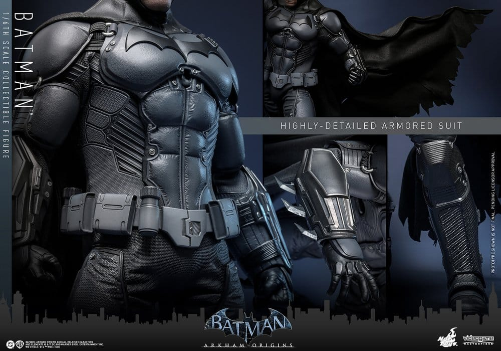 Batman Arkham Origins Videogame Masterpiece Action Figure 1/6 Batman 33 cm [22]
