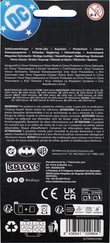 Batman Metal Key Ring Logo [2]