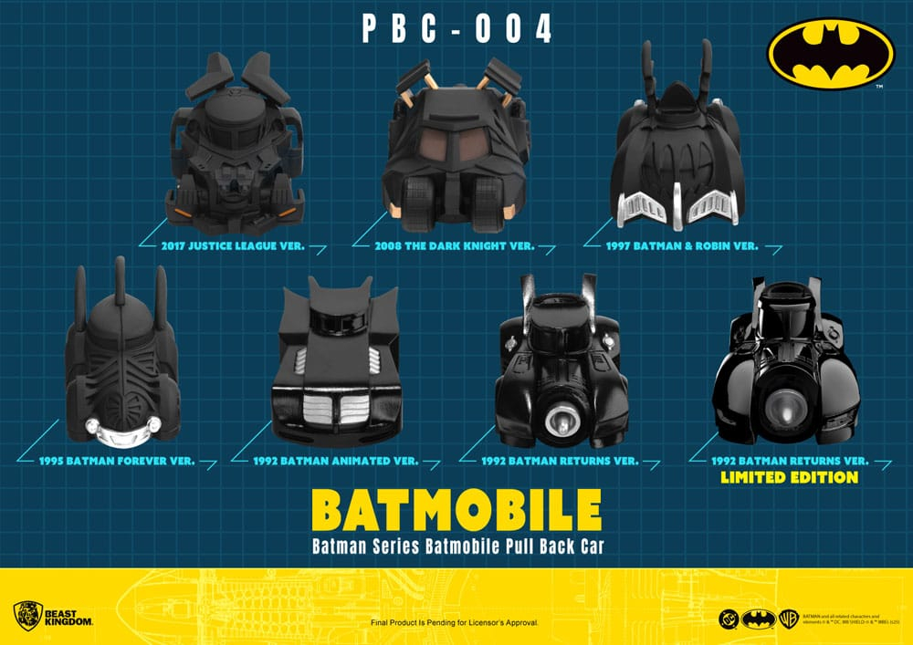Batman Pull Back Cars Blind Box 6-Pack [2]