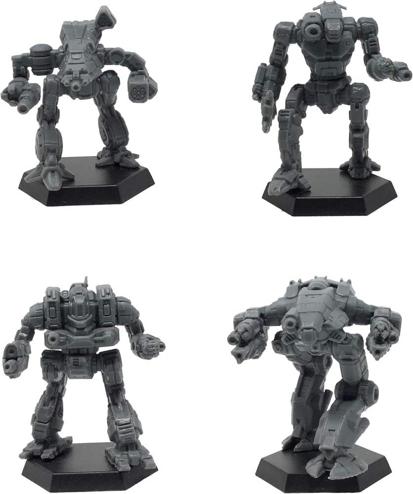 BattleTech Inner Sphere Heavy Battle Lance Mech Miniatures Set [3]