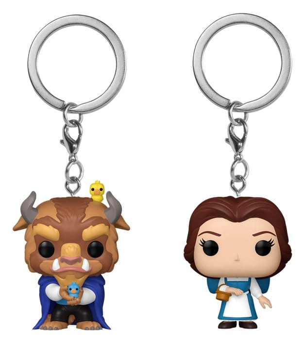 Beauty and the Beast POP! Vinyl Keychain 2-Pack Belle & Beast 4 cm [2]