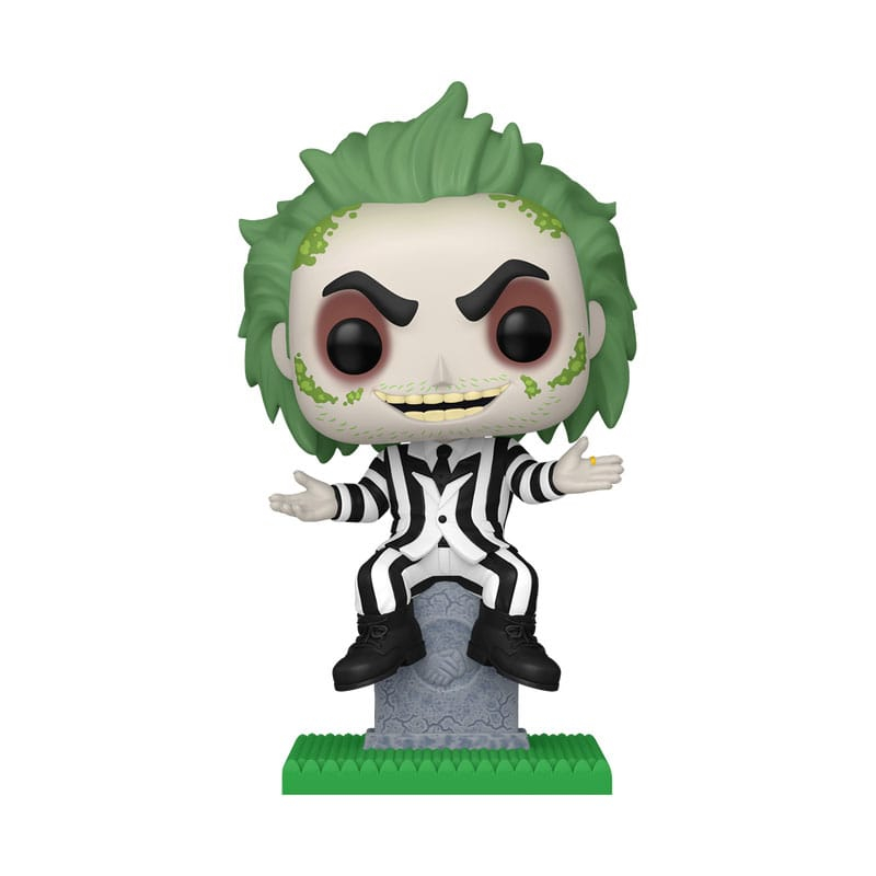 Beetlejuice POP! Plus Movies Vinyl Figure Beetlejuice w/tombstone 9 cm [2]