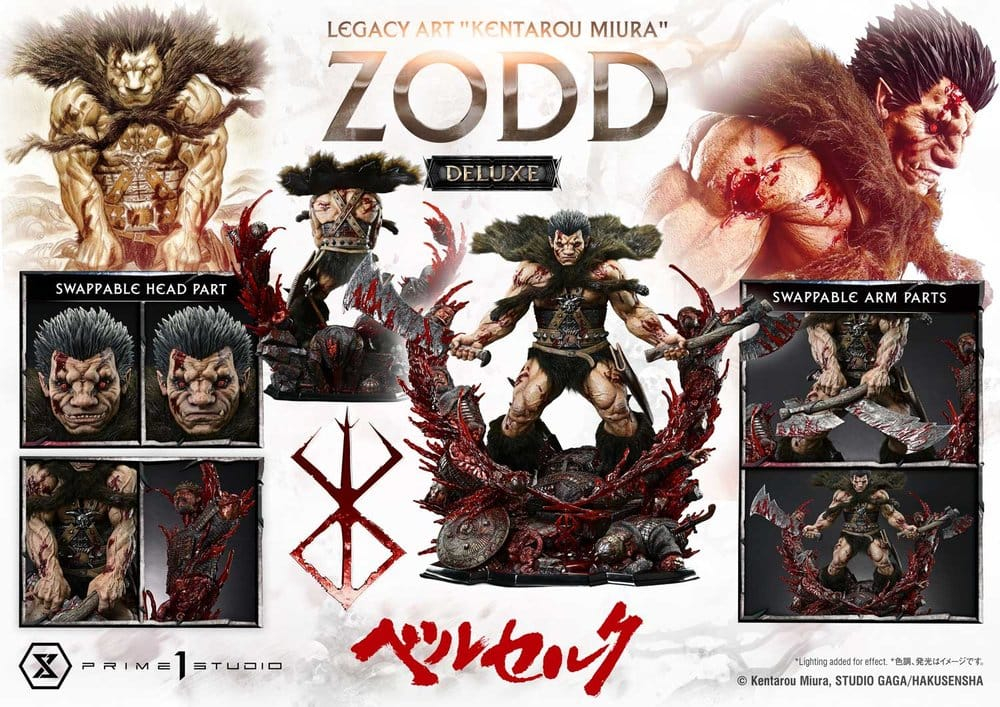 Berserk Legacy Art "Kentarou Miura" Statue 1/4 Zodd Deluxe Version 88 cm [10]