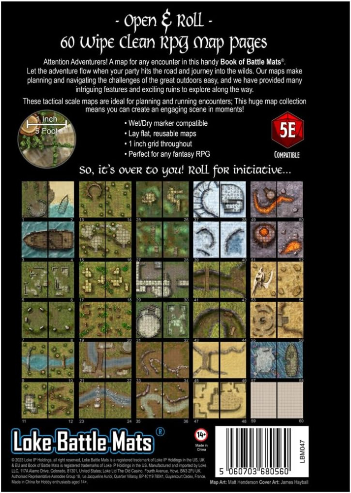 Big Book of Battle Mats: Wrecks & Ruins – Carte cu 60 de harti RPG [2]