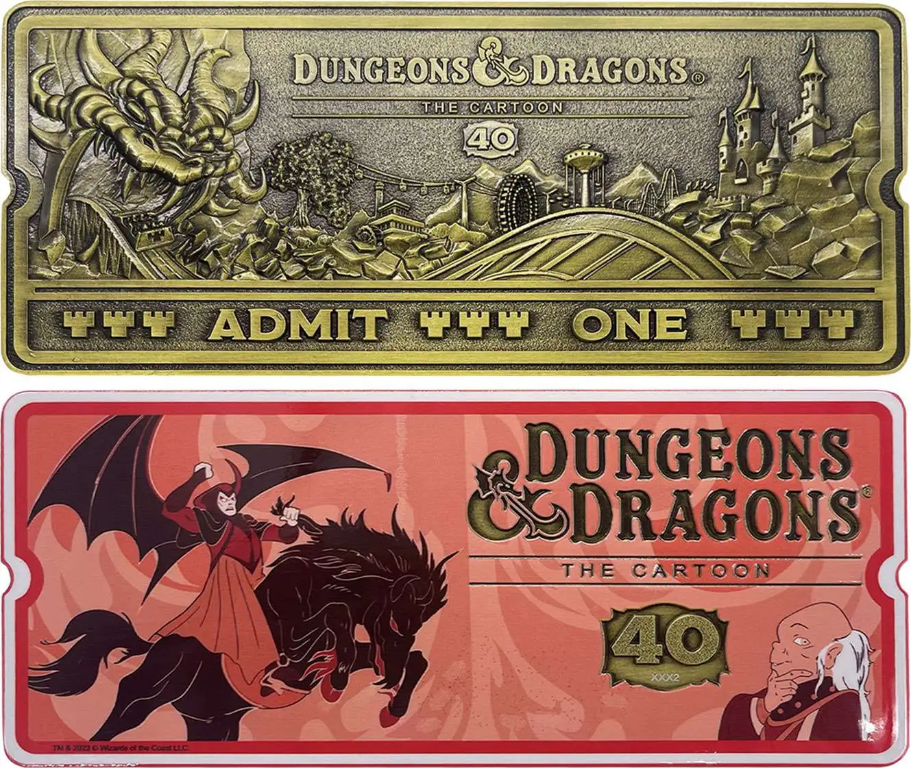 Bilet Metalic Dungeons & Dragons Animated Series Admit One Editie Limitata [2]