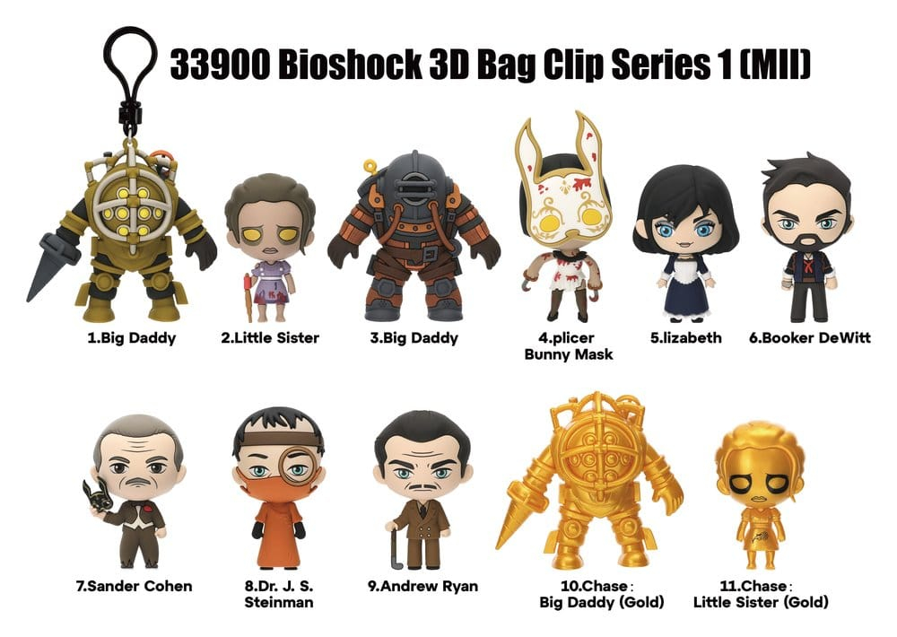 BioShock 3D PVC Bag Clips Series 1 Blind Bag Display (24) [2]