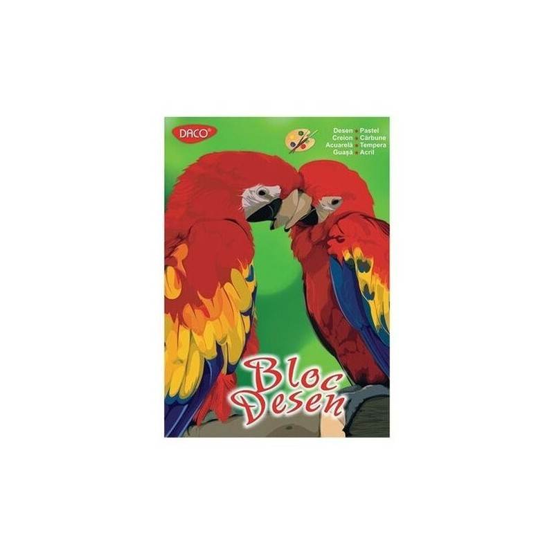 Bloc desen DACO A4 16 file hartie 170 g/mp coperta carton [1]