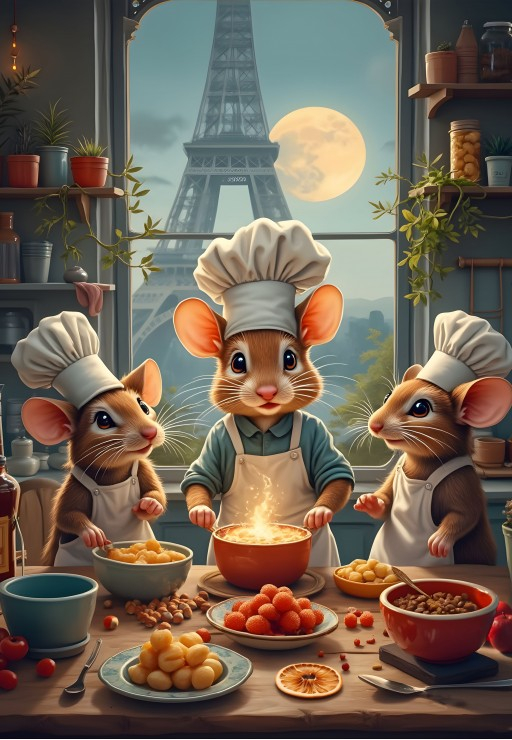 Bluebird Puzzle – Little Chefs of Paris 1000 Pieces [2]