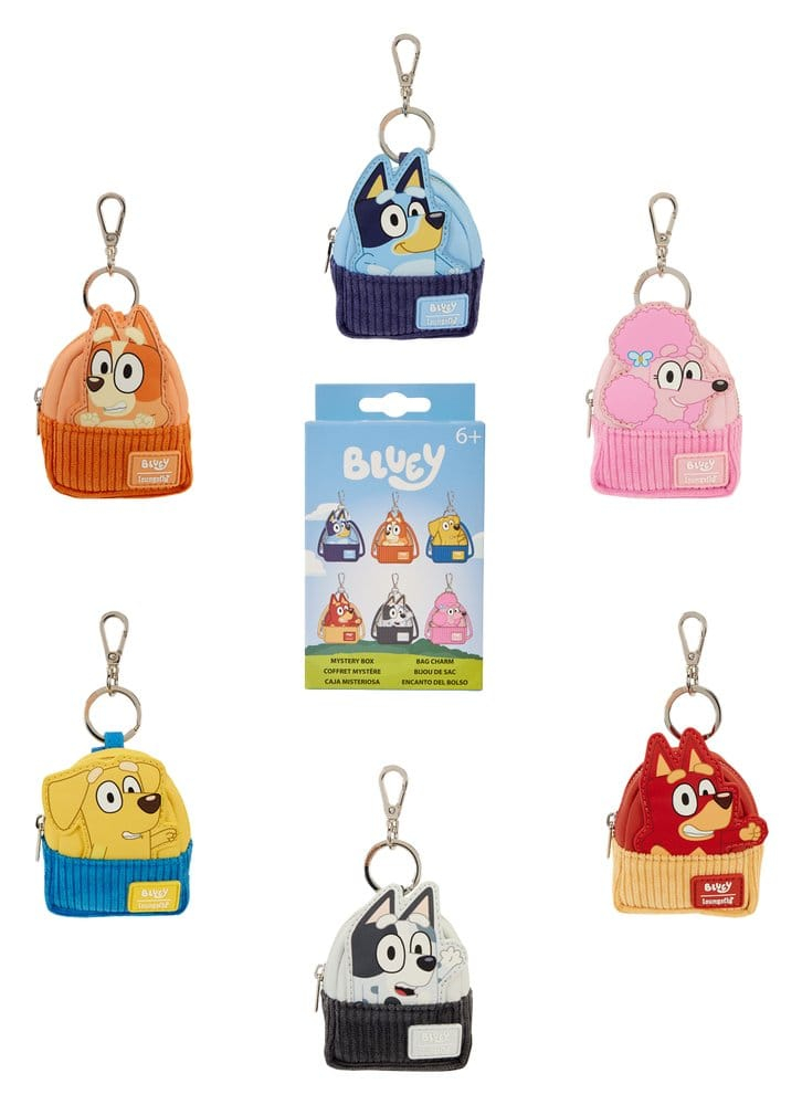 Bluey by Loungefly Keychains Mini Backpack Blind Box Assortment (15) [8]