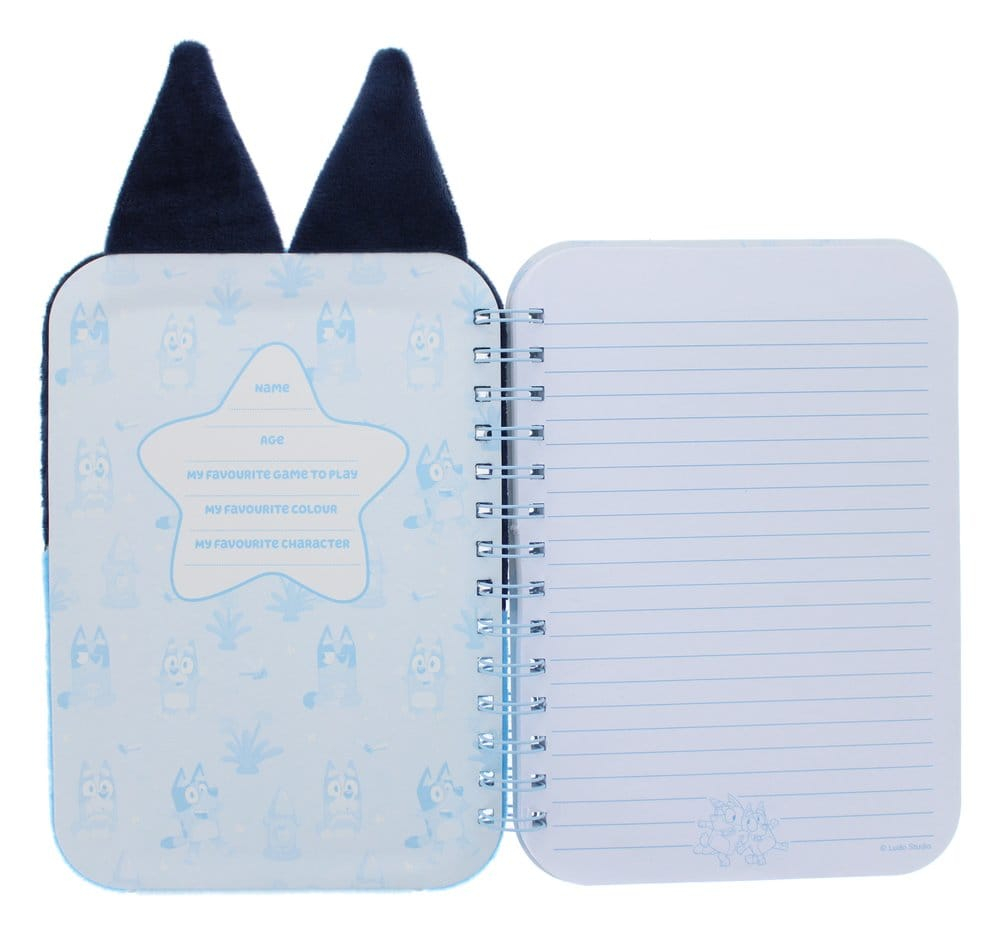 Bluey Plush Notebook Blue [2]