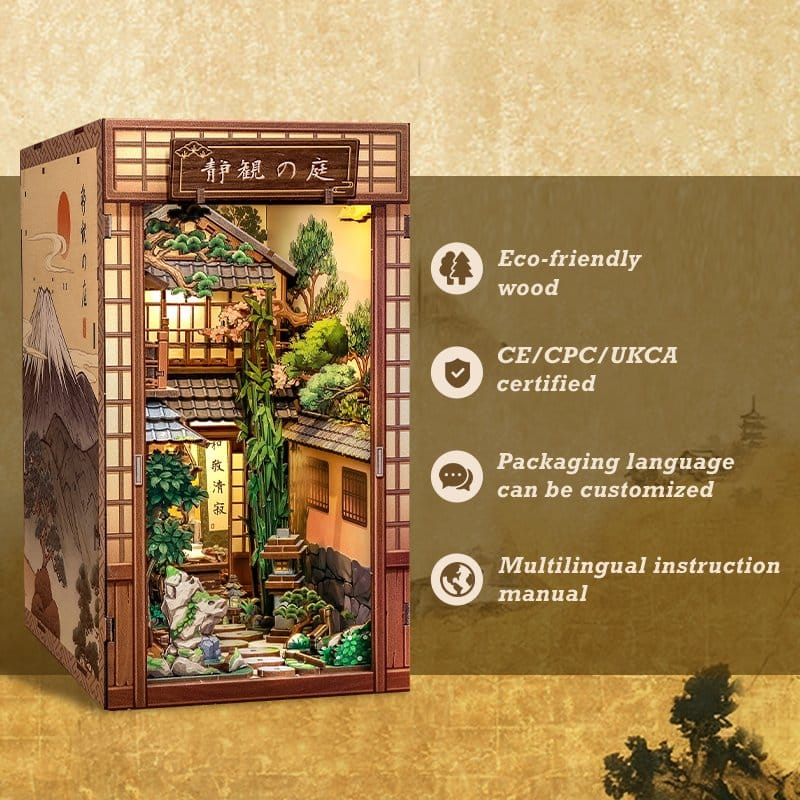 Book Nook Serene Courtyard 22 x 12 cm [4]