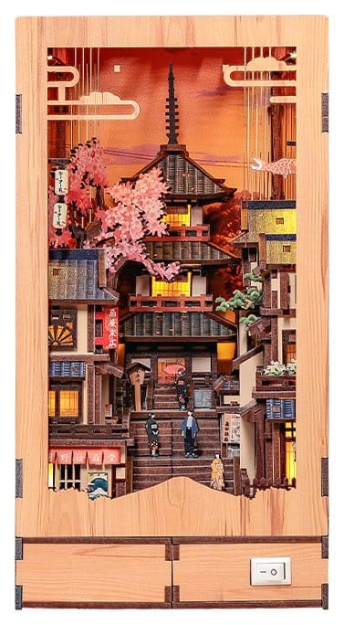 Book Nook Twilight Sakura Path 23 x 12 cm [7]
