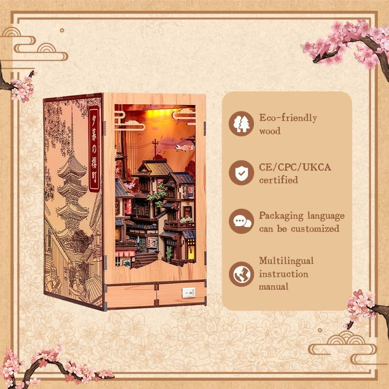 Book Nook Twilight Sakura Path 23 x 12 cm [2]