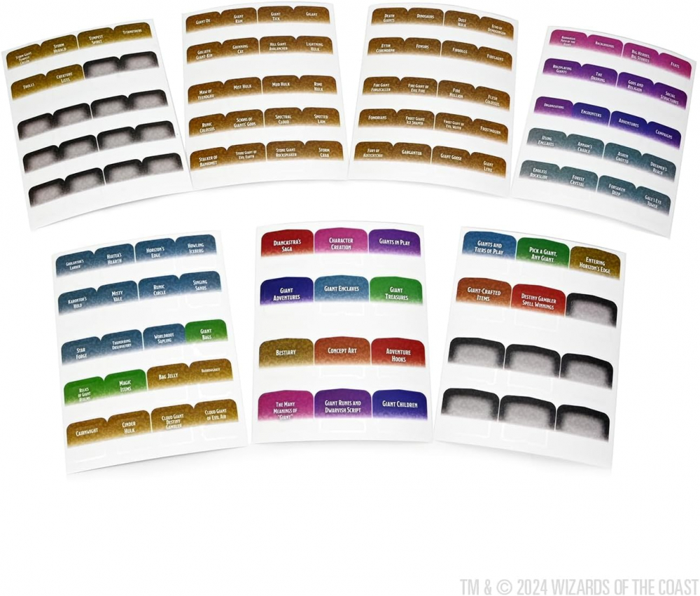 Book Tabs D&D Bigby Presents – Semne acrilice [2]