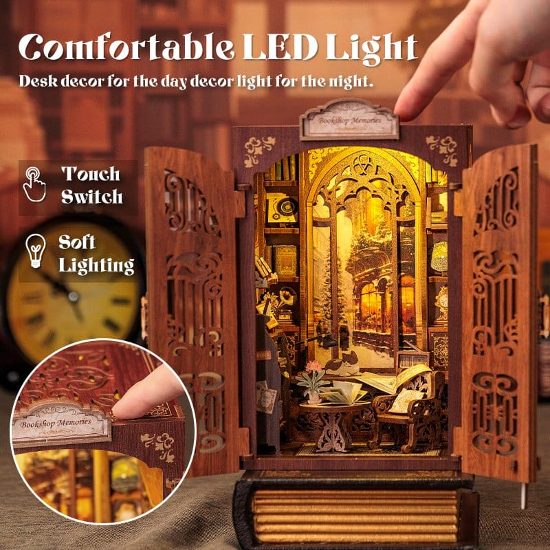 Bookshop Memories - DIY Book Nook Kit cu LED [7]